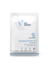 Hrana umeda monoproteica pentru pisici Vet Expert Sensitivity Cat, 10 x 100g