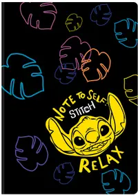 Caiet Cool Pack Disney - Stitch Relax, A4, 60 foi, rânduri largi