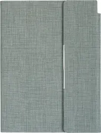 Agenda din piele cu capac magnetic Trend A5 - Gri