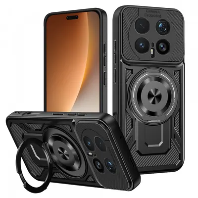 Husa pentru Honor Magic8 Pro, Techsuit, RuggedCam, Neagra