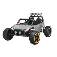 Masinuta electrica pentru copii cu telecomanda 2,4G Nichiduta Alaser Grey,2motoarex55W,Roti EVA cu rulment,Scaun din piele ecologica,Suspensii,Lumini LED fataspate,Usi cu deschidere,Functie leganare,Bara cu proiectoare