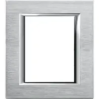 Rama dreptunghiulara Axolute aluminiu anodizat 3+3 module - Cromat
