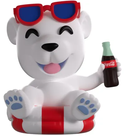 Figurină Youtooz Ad Icons: Coca-Cola - Polar Bear #1, 8 cm