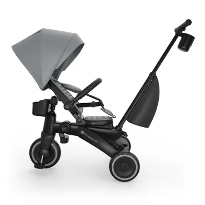 Tricicletă pliabilă KinderKraft - Jazz 3, Grey