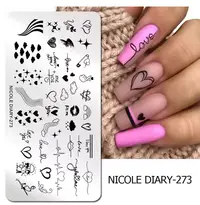 Matrita metalica stampila Nicole Diary 273