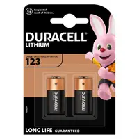 Baterie litiu 3V CR123A 1400mAh, Duracell