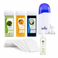 Kit Complet de Epilare cu Ceară Roll-On pentru Acasă Zolla