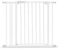 Barieră de siguranță pentru ușă Hauck - Clear Step Autoclose 2 + extensie 9 cm, albă