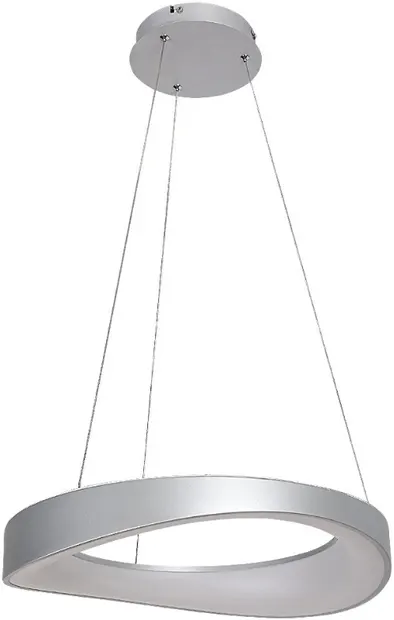 LED Pendul Rabalux - Iliana 72236, 56W, alb-argintiu