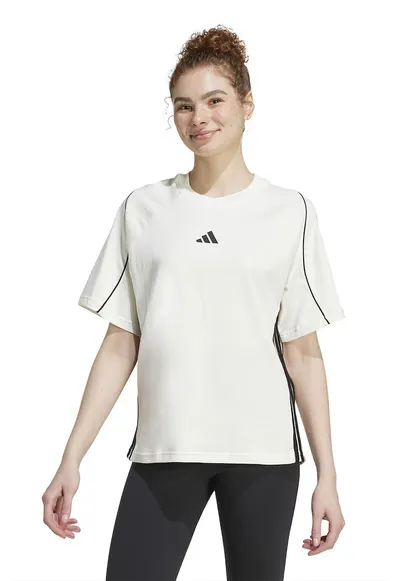 Tricou din bumbac cu maneci raglan Stadium - Crem