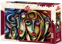 Puzzle Art Puzzle din 1000 de piese - Trasaturi feminine