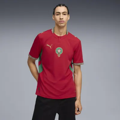 Tricou fotbal bărbați emblema echipei, Heimtrikot Marokko 2026, roșu PUMA