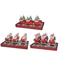 Set 6 lumanari - Wax Figurine - Tealight Xmas - mai multe modele