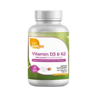 GNC Zahler Chewable Vitamin D3 + K2 , General Nutrition Corp | 90 tbl. masticabile