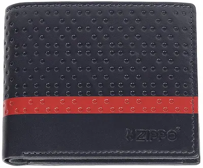 Portofel bărbătesc Zippo Navy Blue - Cu suport pentru monede