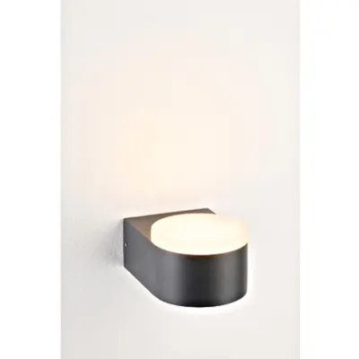 Zelda LED Medium Up 11W 650lm 3000K ECG IP54 antracit