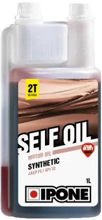 Ulei moto 2T Ipone Self Oil Sintetic Fraise - JASO FC - API TC, 1L