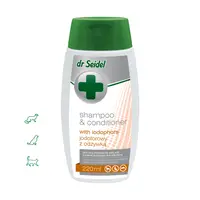 Sampon si balsam pentru caini si pisici, IODOFOR , Dr. Seidel, 100 ml