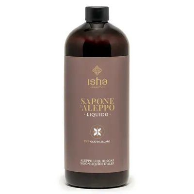 Sapun lichid de alep cu 25% ulei de dafin 1000ml Isha