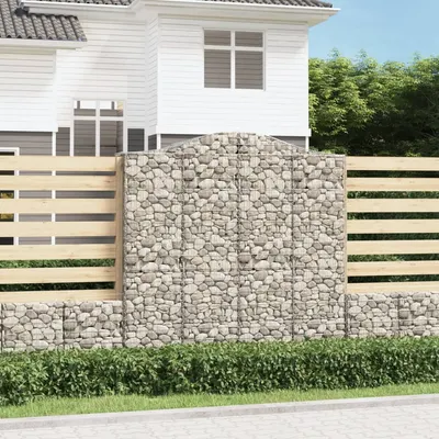 Gossi cos gabion arcuit 200x50x200/220 cm fier galvanizat