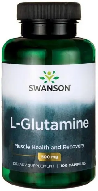 L-Glutamine, 500 mg, 100 capsule, Swanson
