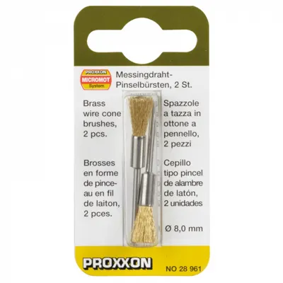 Set perii din bronz, slefuire metal Proxxon 28961, O8 mm, 2 bucati