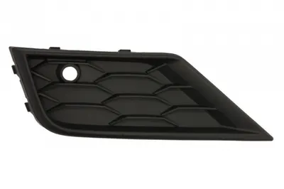 Grila Fata Stanga (cu gauri pentru senzorii de parcare, plastic, negru) potrivit VW TIGUAN 09.07- 07.16
