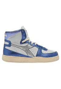 Pantofi sport cu profil inalt si piele intoarsa -