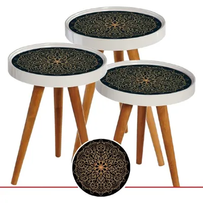 Set 3 masute de cafea, RS-129
