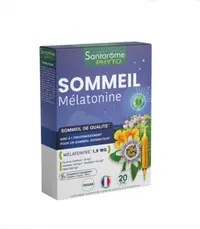 Sommeil Melatonine, 20 fiole, Santarome
