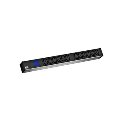 BN500 - 19'' 12xC13, 2 m fisa Schuko, AL, 16A -230V