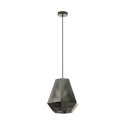 Lampa suspendata CHIAVICA nickel-nero 220-240V,50/60Hz