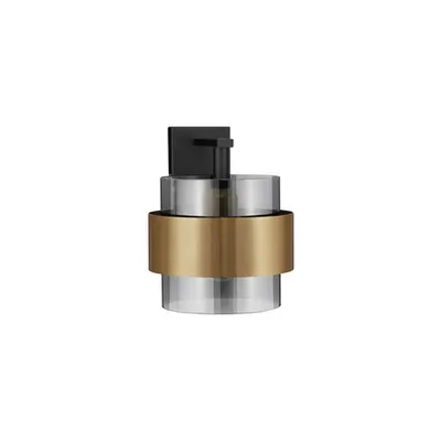 Plafoniera SIANNA Fumuriu Sticla Alama aurie Metal LED E27 1x12W 230V IP20 Fara bec