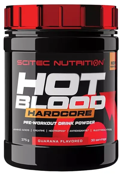 Hot Blood Hardcore, limonadă roz, 375 g, Scitec Nutrition