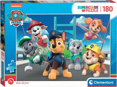 Puzzle Clementoni din 180 de piese - Patrula de câini