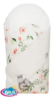 Paturica de infasat multifunctionala modulara 80x80 cm Hippie Peach