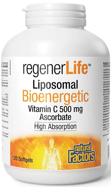 RegenerLife Liposomal Bioenergetic, 120 capsule, Natural Factors