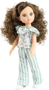 Păpuşă Paola Reina Las Amigas - Carmen, cu bluză cu flori, 32 cm