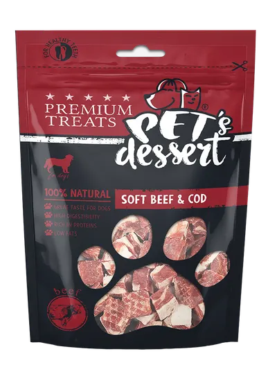 Pet s Desert Dog Soft Beef and Cod 80 Gr LSN-04