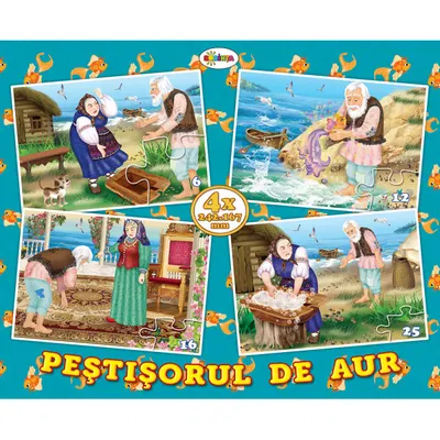 Puzzle Pestisorul de aur - 4 imagini