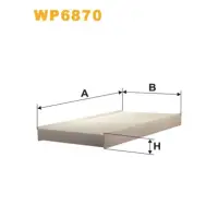 Filtru, aer habitaclu WIX FILTERS WP6870