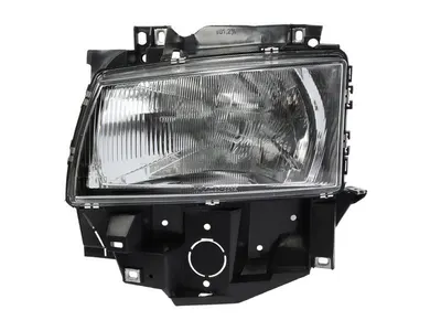 Far stanga potrivit VW TRANSPORTER IV - (H4, electric, manual, fundal argintiu)