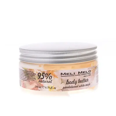 Unt de corp cu lemn de santal si mosc alb 200 ml
