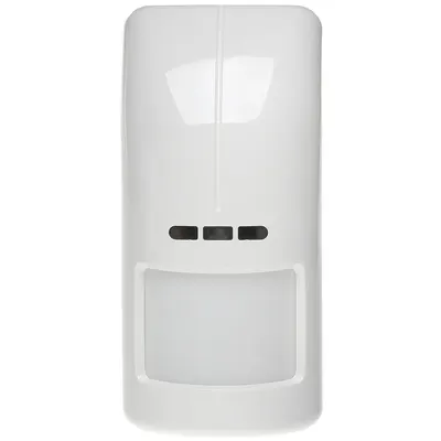 Detector de miscare wireless exterior dual-tech PIR Satel Be Wave AOD-210, 868 MHz, RF 2000 m, senzor temperatura si lumina, microunde, 16x16 m, tamper, pet immunity, autonomie 2 ani, alb