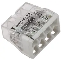 Clema rapida pentru conductori rigizi 8x0.5-2.5