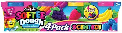 Set cu plastilină Cra-Z-Art - Aromatizat, 4 culori