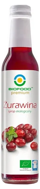 Sirop bio de afine roșii, 250 ml, Biofood