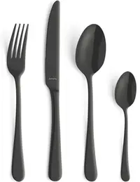 Set tacâmuri Amefa - Austin, 24 piese, negru mat cu acoperire PVD