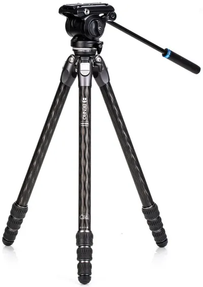 Trepied video Benro - TTOR24CLVS4PRO, 22.5-158.5cm, negru
