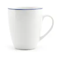 Cană albă din porțelan 380 ml Basic White – BonBistro